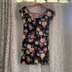 Floral mini dress